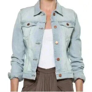 J brand atomic light blue denim jean jacket size Medium